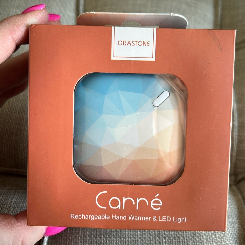 Carre Rechargeable Hand Warmer & LED Light